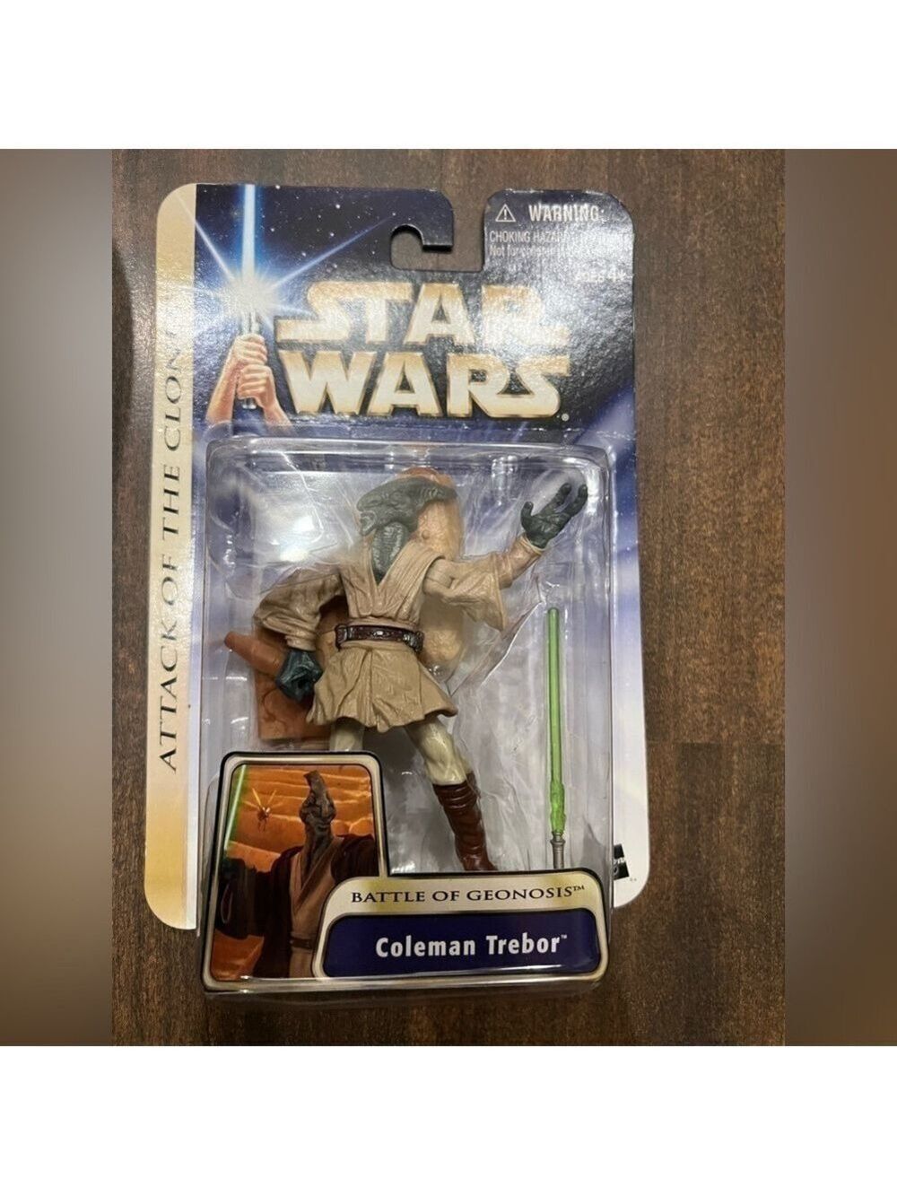 Star Wars COLEMAN TREBOR action figure Hasbro 2003 Battle of Geonosis